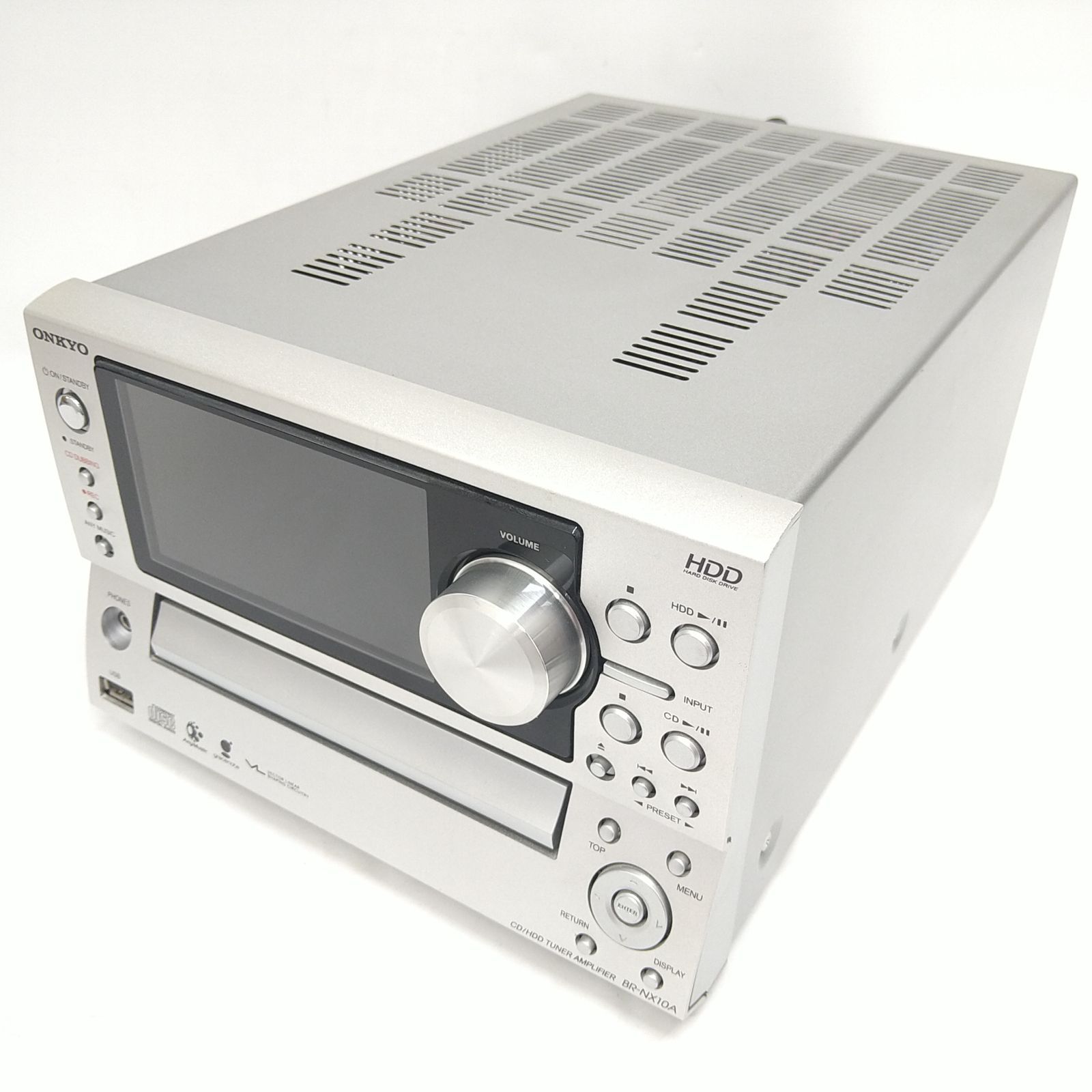中古／美品／動作確認済み】オンキヨー ONKYO BR-NX10A(S) CD/HDD