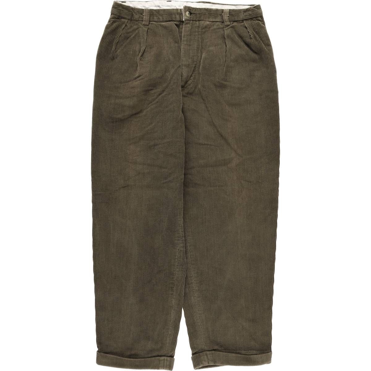古着 90年代 ノーティカ NAUTICA ツータック 太畝 コーデュロイパンツ メンズw 33相当 ヴィンテージ|eaa 597588