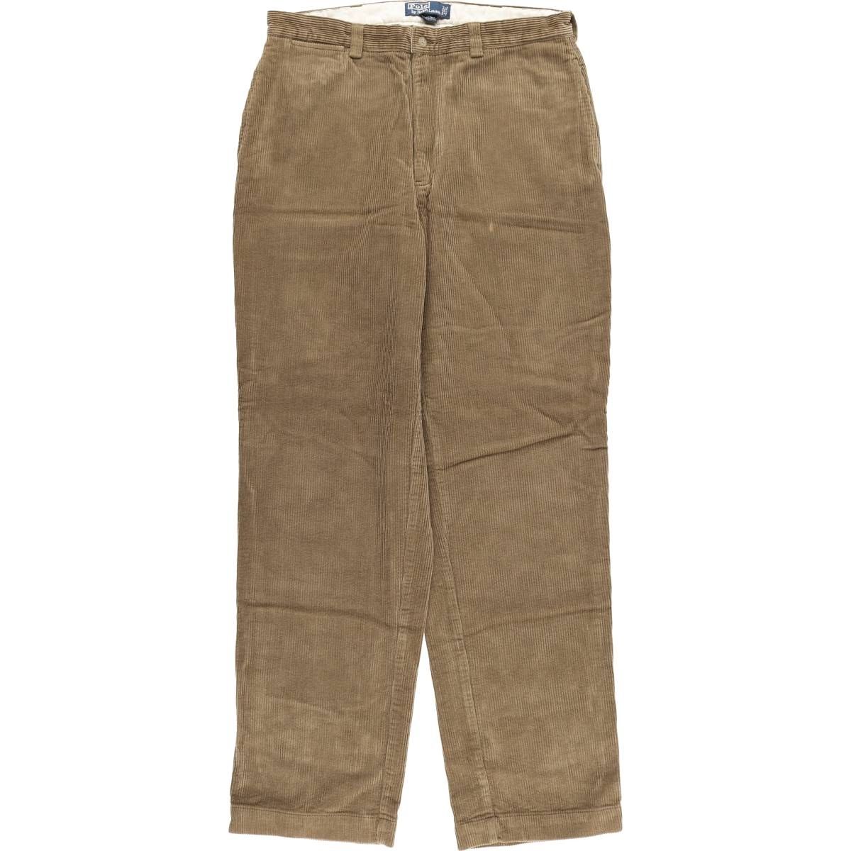 古着 ラルフローレン Ralph Lauren POLO by PHILIP PANT 太畝 コーデュロイパンツ メンズw 34相当|eaa 597591