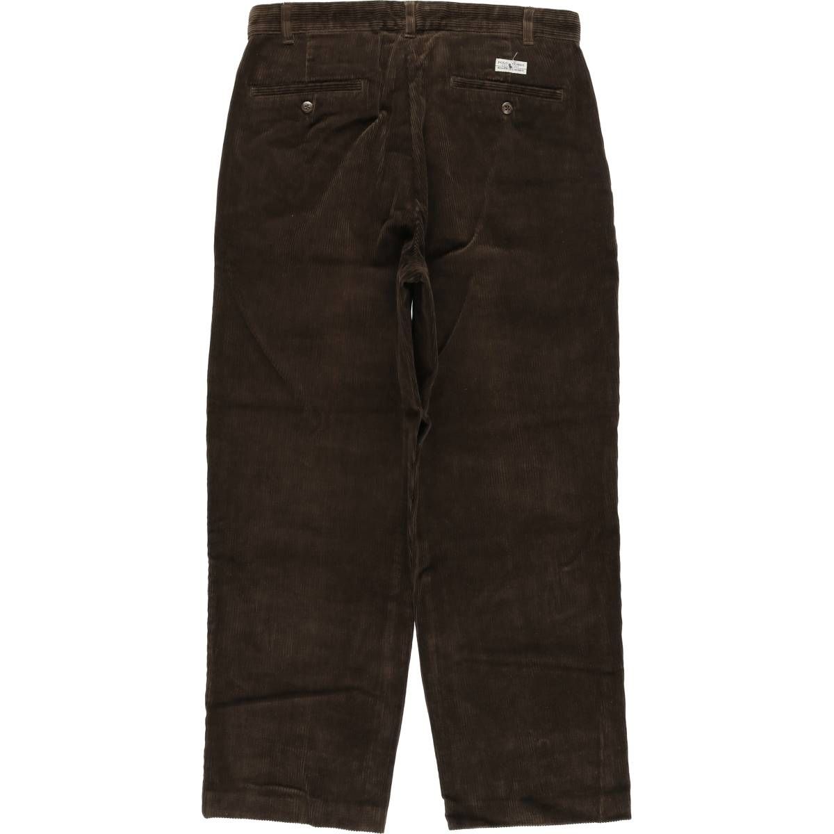 古着 ラルフローレン Ralph Lauren Polo ツータック コーデュロイパンツ メンズw 31相当|eaa 597595
