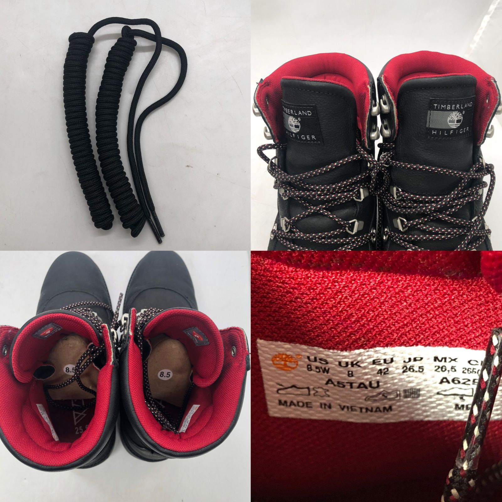 ◎I767【美品】Timberland × TOMMY HILFIGER コラボ レースアップ 