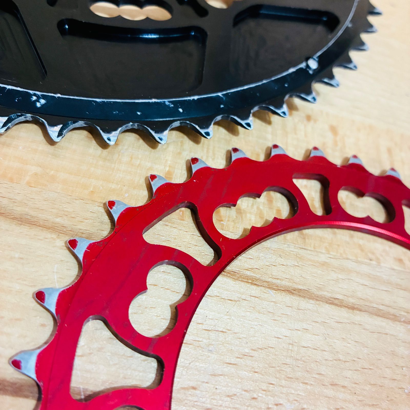 中古品】 ROTOR ローター Q-RINGS 52-36T 楕円 チェーンリング 2×11s