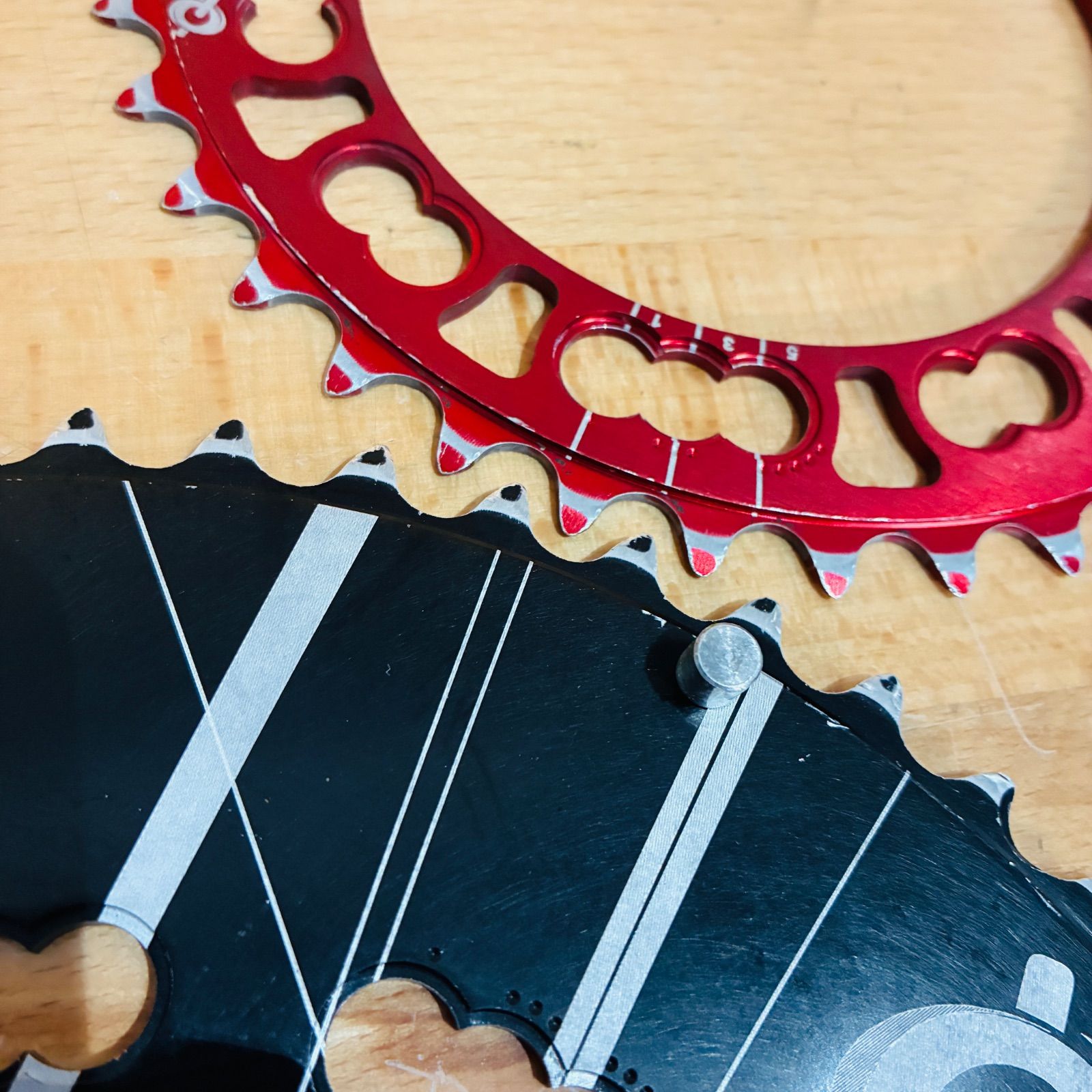 中古品】 ROTOR ローター Q-RINGS 52-36T 楕円 チェーンリング 2×11s