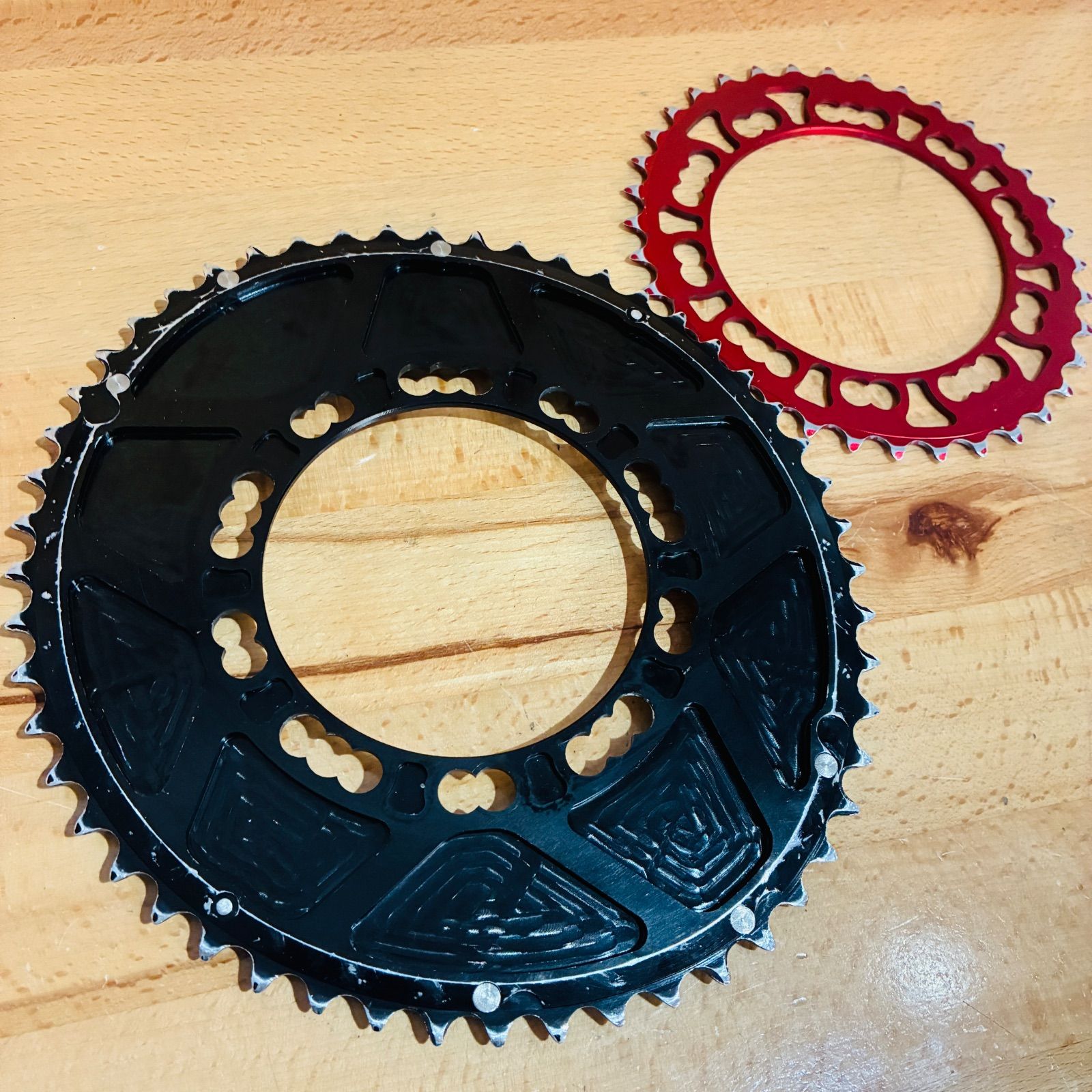 中古品】 ROTOR ローター Q-RINGS 52-36T 楕円 チェーンリング 2×11s