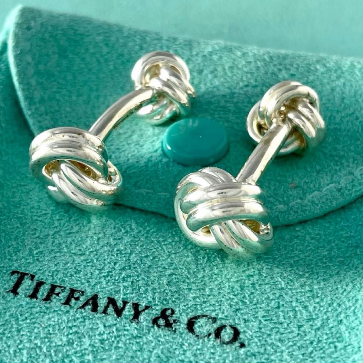 オールドティファニー シルバー 925 ツイスト ノット カフス WK 2 fe