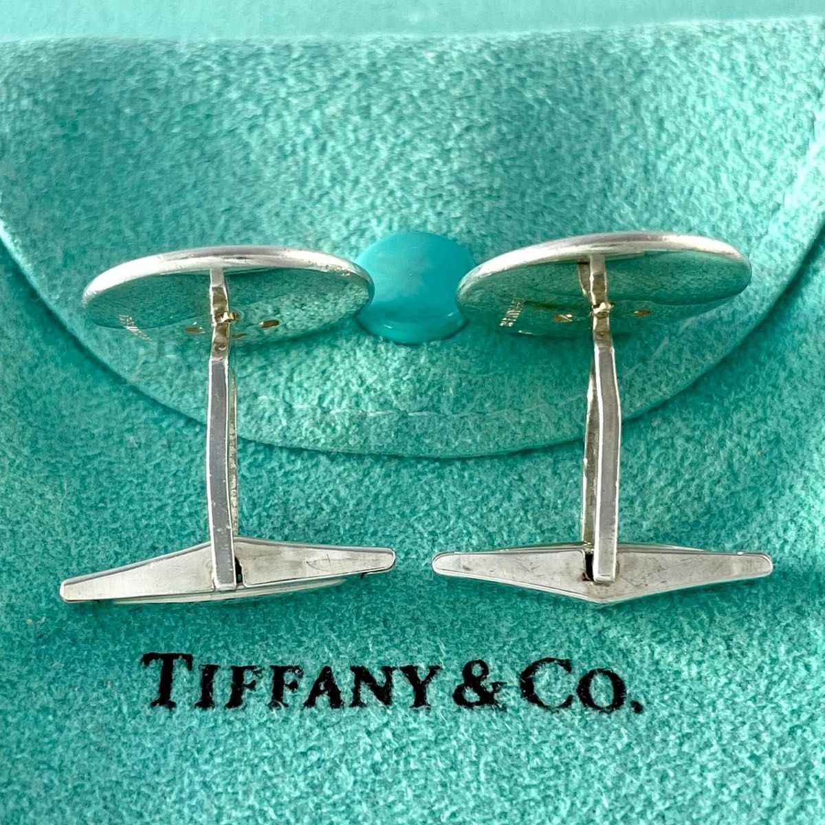 オールドティファニー ボタン コンビ カフス 750 925 WG3fe - メルカリ
