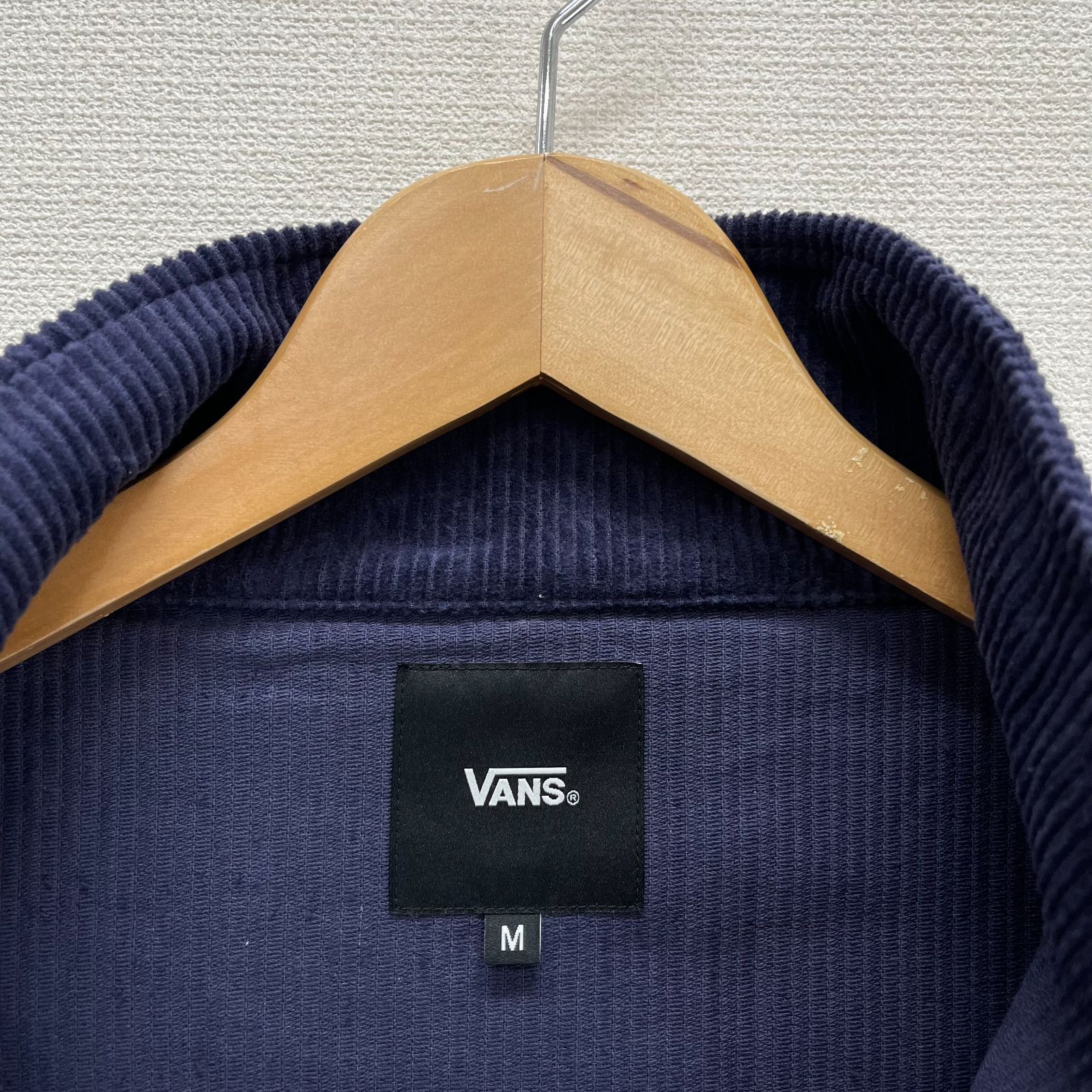 VANS バンズ 122K1090600 コーデュロイ ハーフジップ ジャケット プル 
