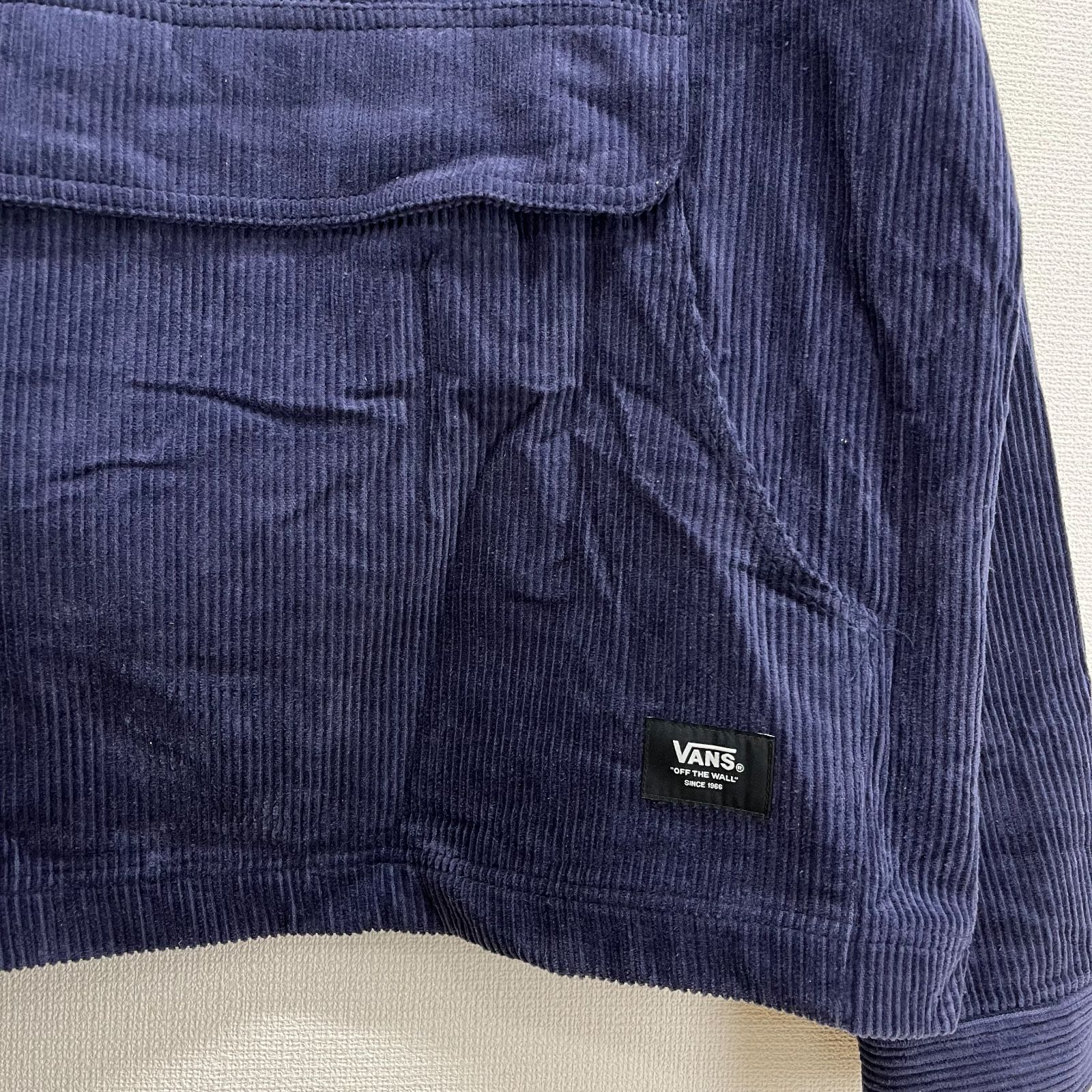 VANS バンズ 122K1090600 コーデュロイ ハーフジップ ジャケット プル 