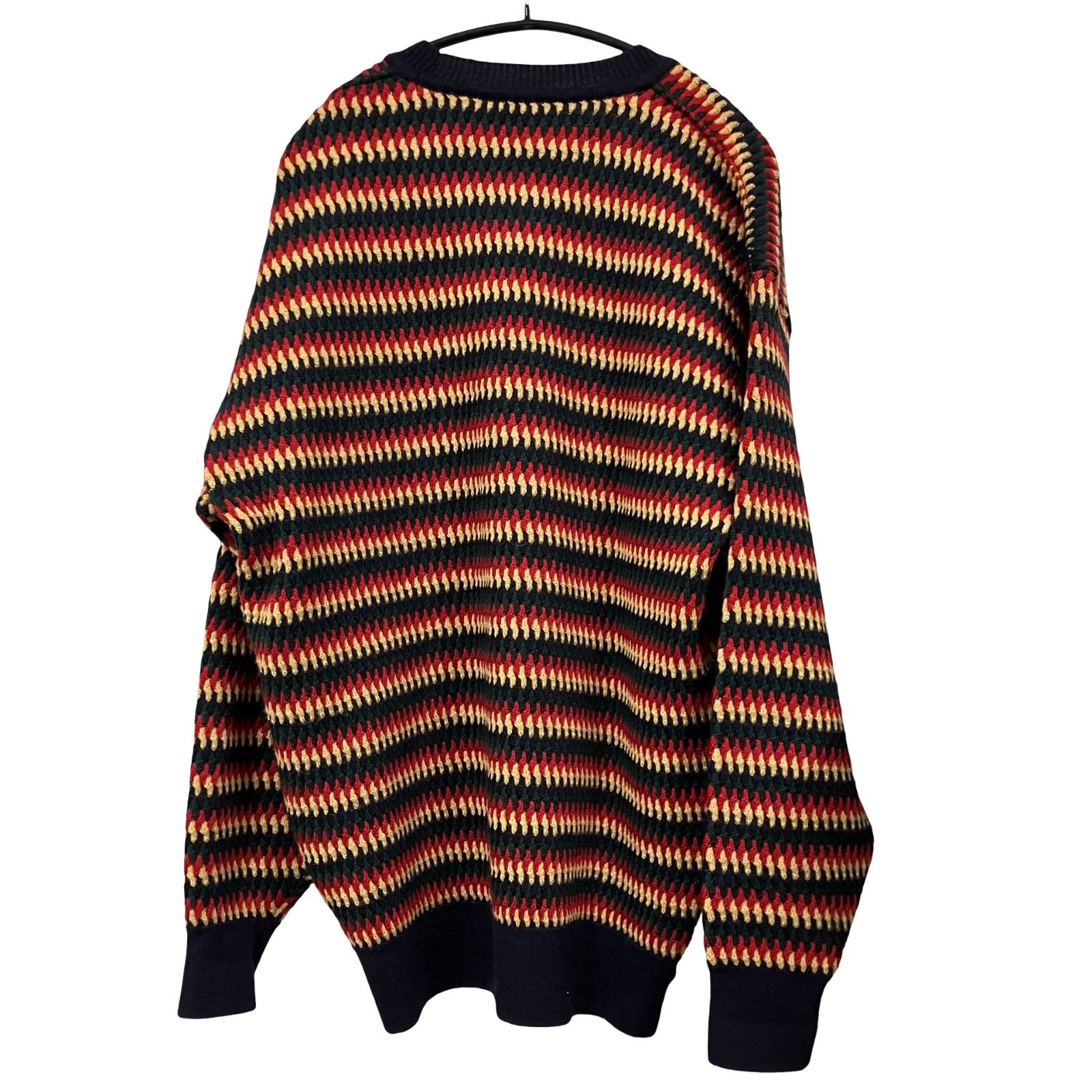 CC 7 dunhill sport ダンヒル スポーツ ニット ウール カラフル Mサイズ メンズ