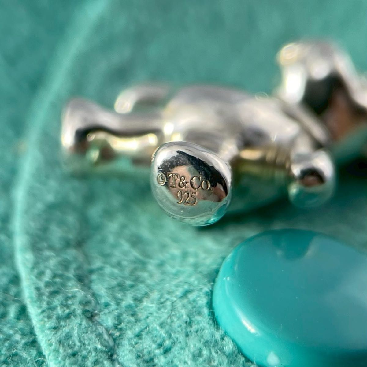 ティファニー テディベア ペンダント チャーム くま シルバー XH1fe