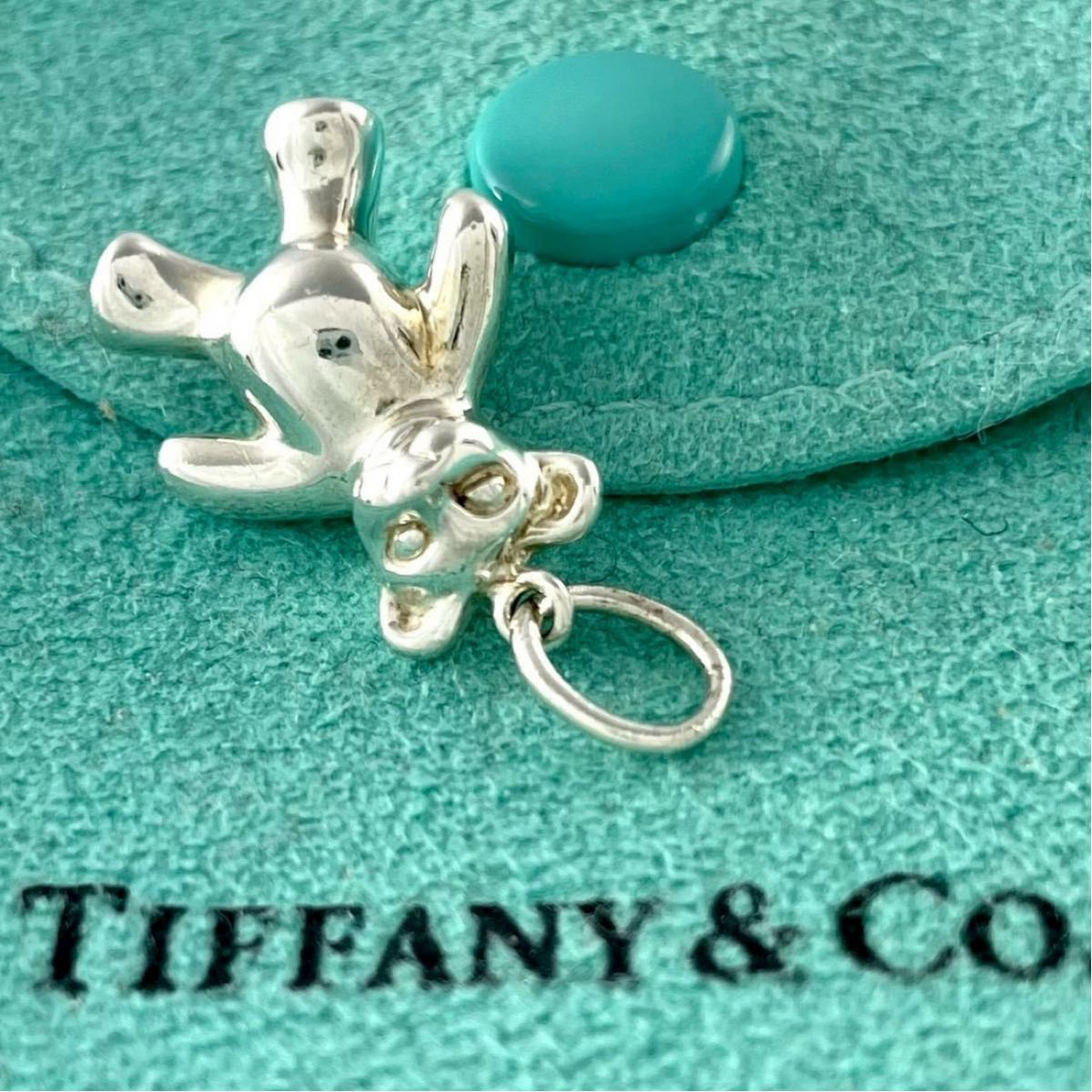 ティファニー テディベア くま チャーム ペンダント シルバー SS1fe ティファニー テディベア ペンダント チャーム くま シルバー XH1fe