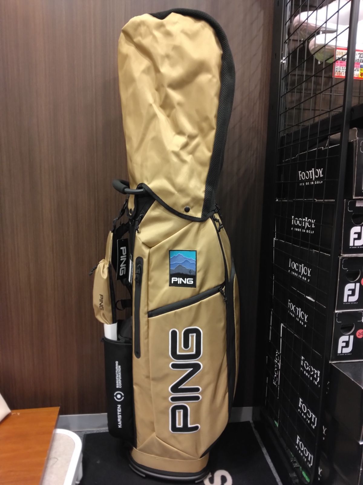 Cb【新品未使用】PING ピン キャディバッグ CB-N2504 アウトドア 9.0型