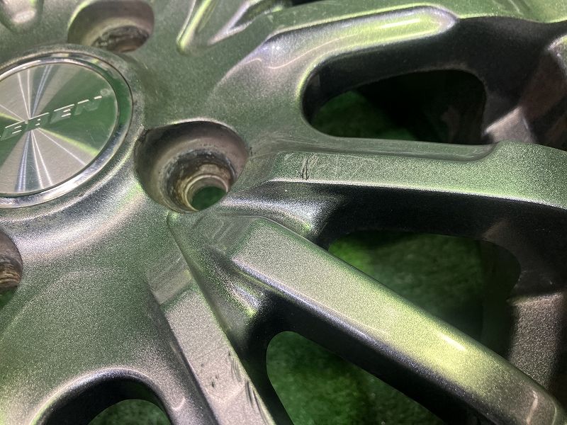 レーベン 軽自動車 ホイール アルミ ガンメタ 14インチ 4 5 J 4穴 4本 100 45