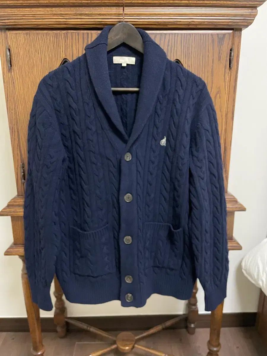 ビーンポール ショールカラー カーディガン