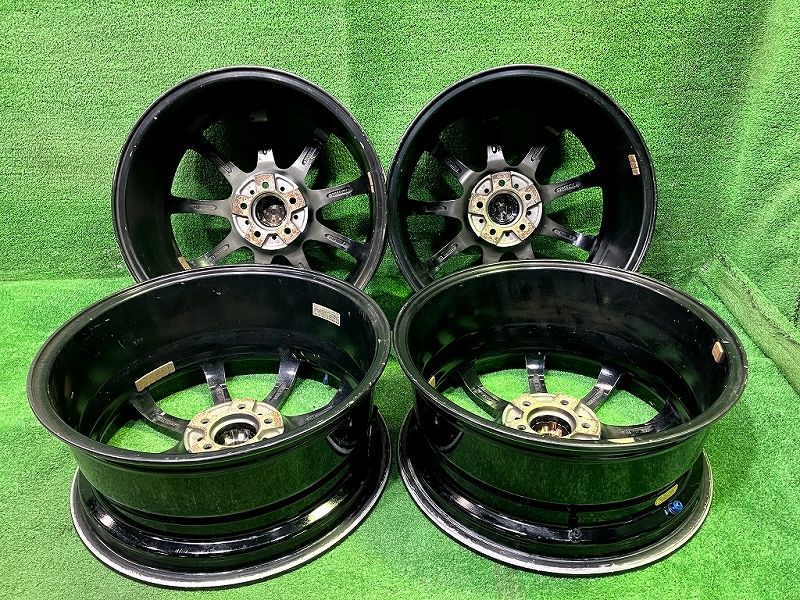 LMスポーツ ﾌﾟﾘｳｽ ﾚｶﾞｼｨ ｲﾝﾌﾟﾚｯｻ BRZ ホイール アルミ ブラック 17インチ 7 5 J 5穴 4本 100 50