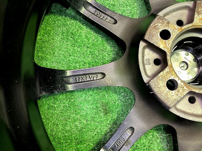  LMスポーツ ﾌﾟﾘｳｽ ﾚｶﾞｼｨ ｲﾝﾌﾟﾚｯｻ BRZ ホイール アルミ ブラック 17インチ 7 5 J 5穴 4本 100 50 17インチ ホイール