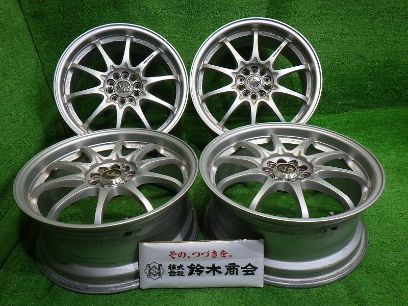 RAYS ボルクレーシング CE 28 ﾌﾟﾘｳｽ ﾚｶﾞｼｨ 鍛造 ホイール アルミ シルバー 17インチ 7 5 J 5穴 4本 100 50