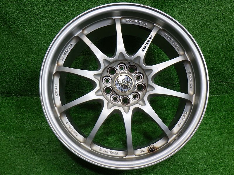  RAYS ボルクレーシング CE 28 ﾌﾟﾘｳｽ ﾚｶﾞｼｨ 鍛造 ホイール アルミ シルバー 17インチ 7 5 J 5穴 4本 100 50 17インチ ホイール