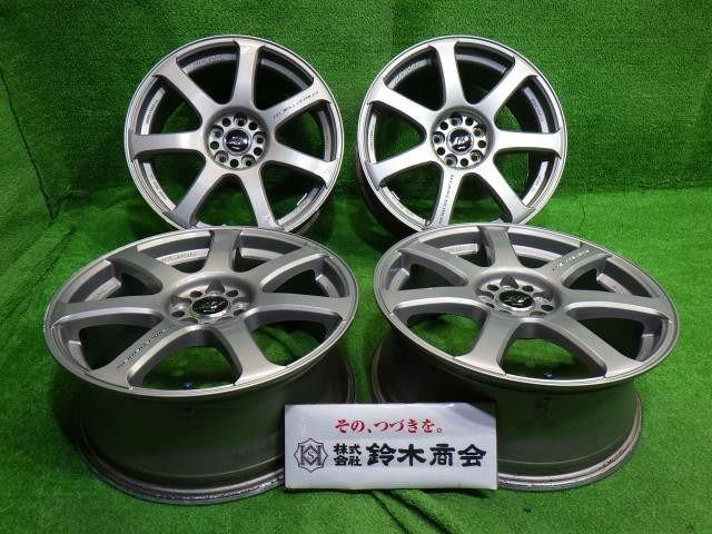 ワーク エモーション XT 7 ﾌﾟﾘｳｽ 86 ホイール アルミ マットシルバー 17インチ J 5穴 4本 100 47