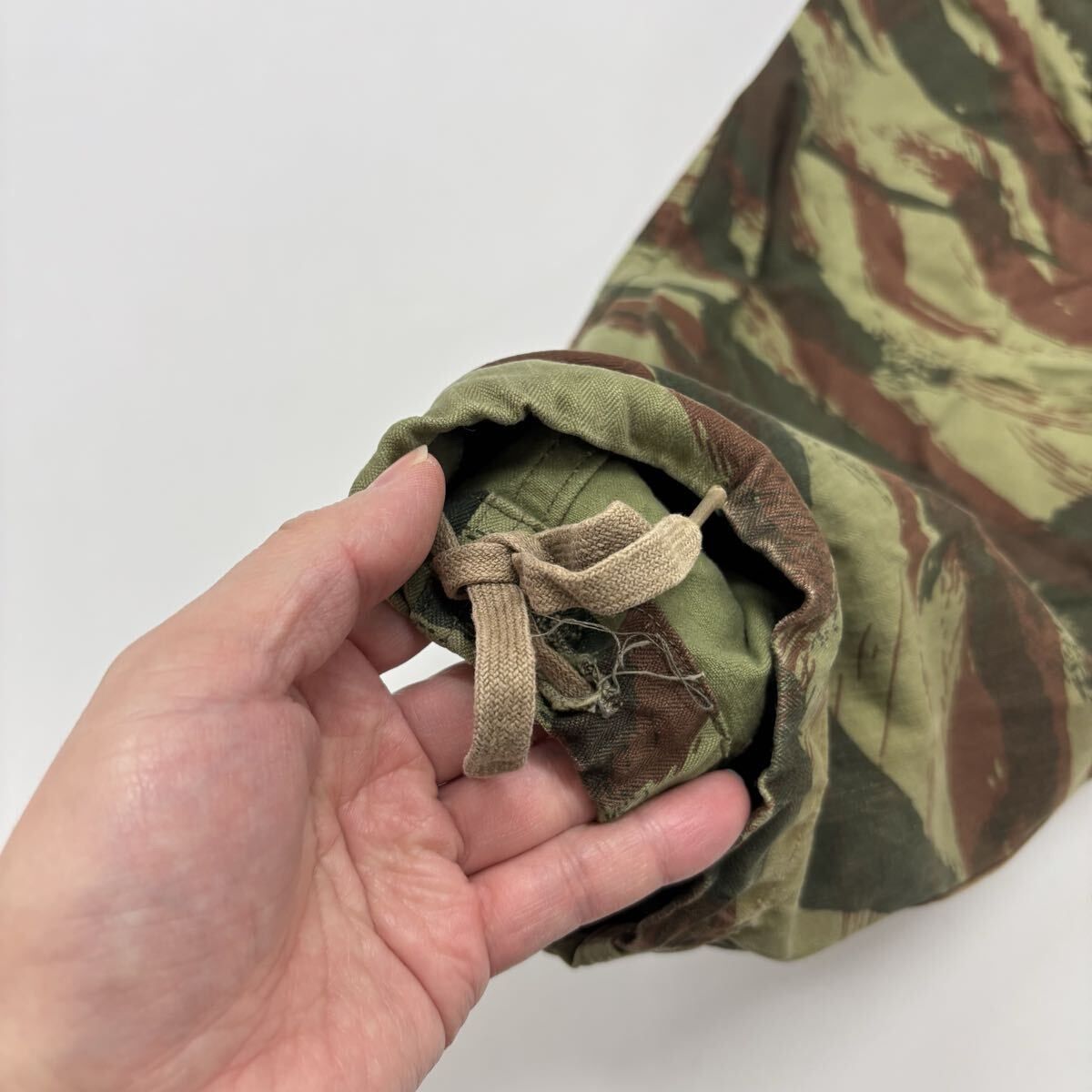 フランス軍　リザードカモ　70s カーゴパンツ　ヴィンテージ　M-47 70年代 70s フランス軍 フレンチアーミー カモ柄 HBT | ビンテージ古着