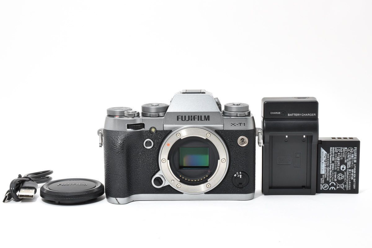 ショット数91回 良品 FUJIFILM X-T1 グラファイトシルバー ボディ