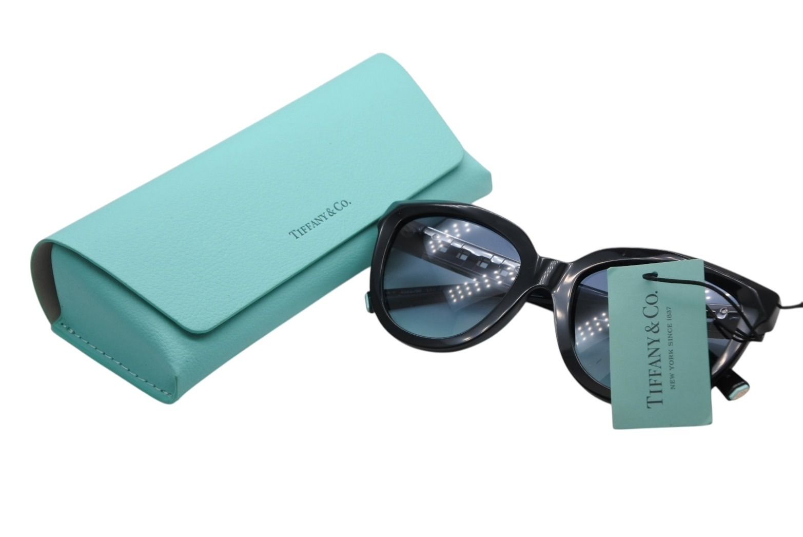 新品未使用 TIFFANY & Co ティファニー チェーンテンプル サングラス