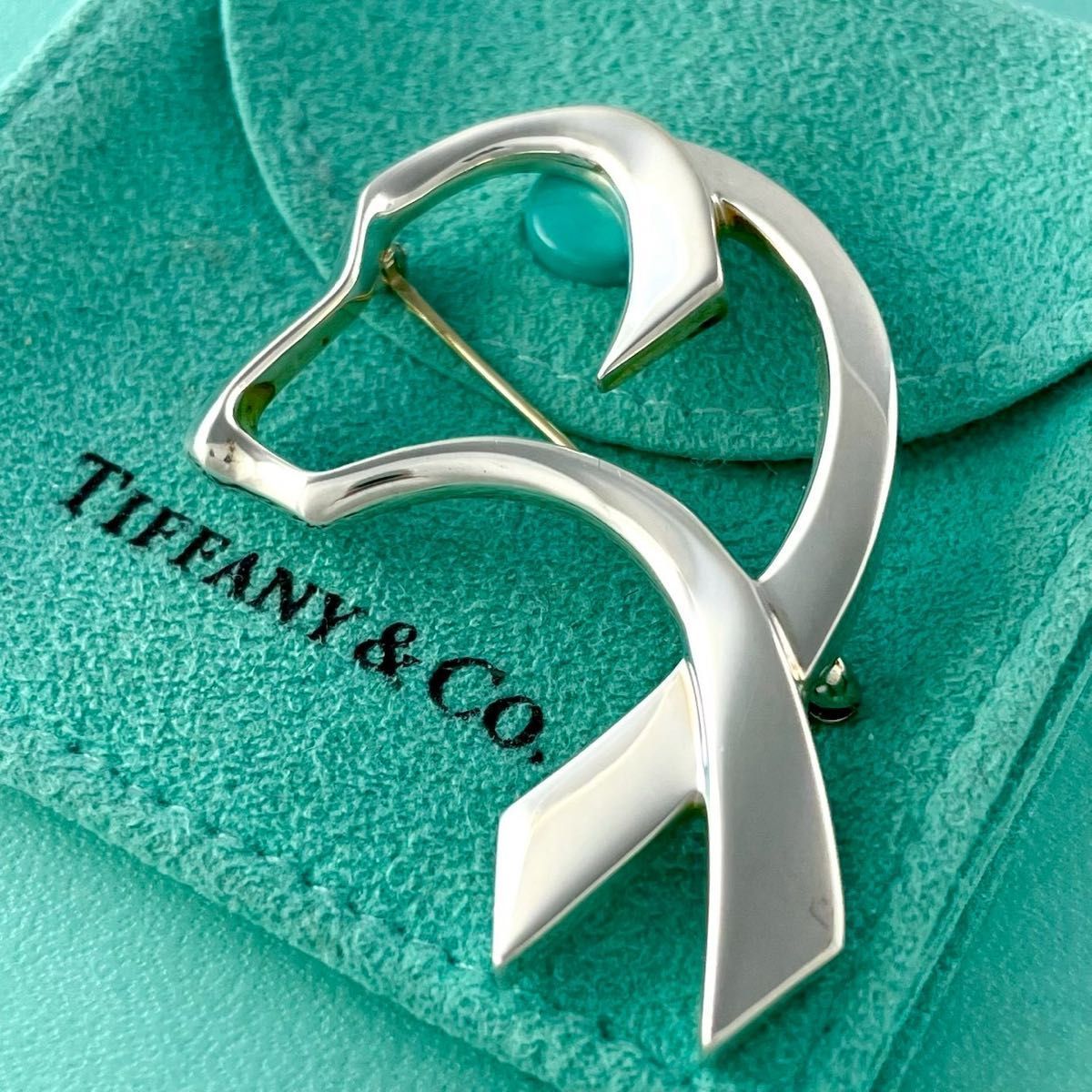 ティファニー パロマピカソ ドッグ ブローチ 犬 シルバー 925 XG8fe