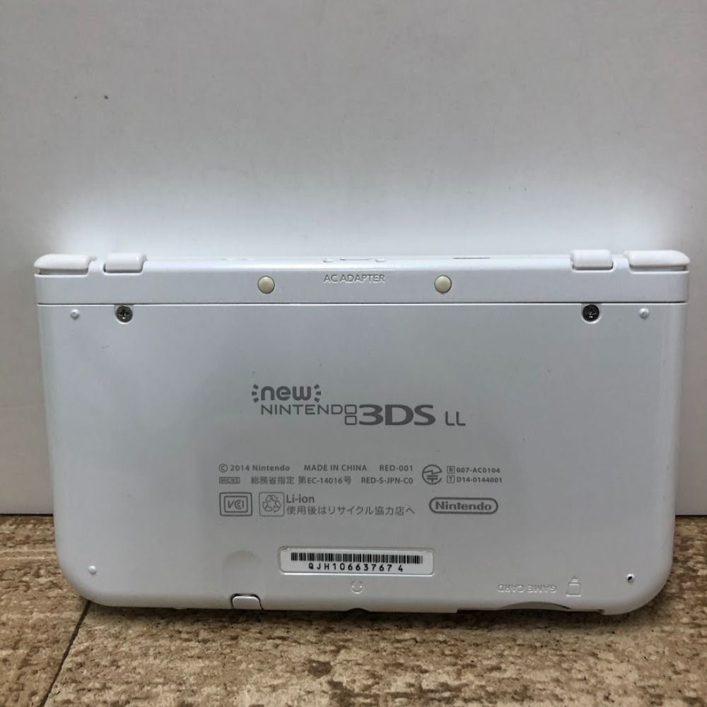 08 w 14620 任天堂 Nintendo 3 DS LL ホワイト 本体のみ Newニンテンドー3 ゲームハード 品