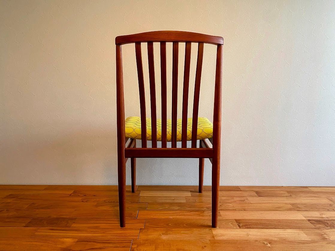 1960s デンマーク製 チーク ダイニングチェア 仕上済 1960-70s デンマーク Vamdrup Stolefabrik（ヴァムドルップ・ストーレ