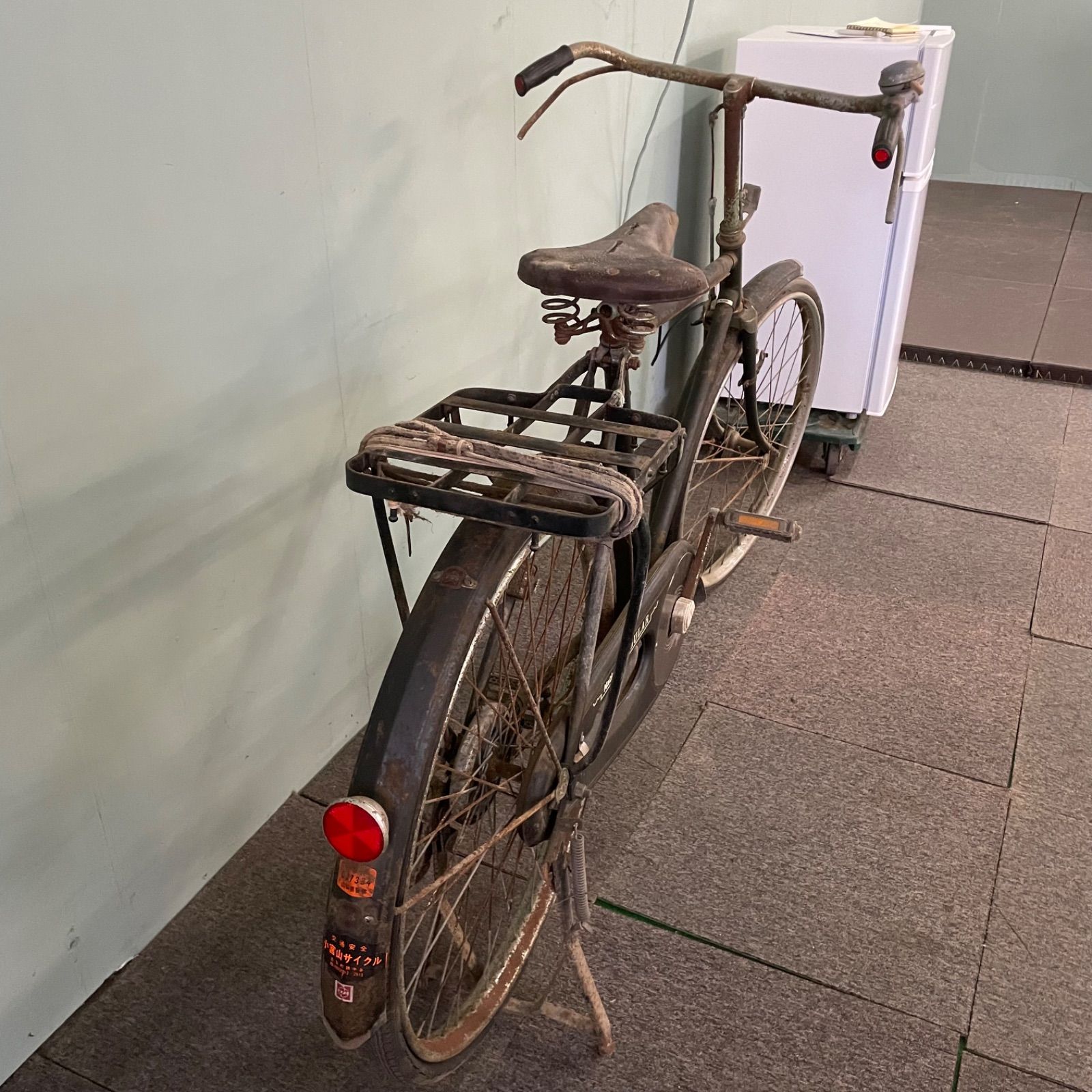 値下げしました！！ナショナル 自転車 現状品 古い自転車 昭和レトロ ヴィンテージ　※写真確認願います ♭ national ヴィンテージ 自転車 昭和 レトロ アンティーク