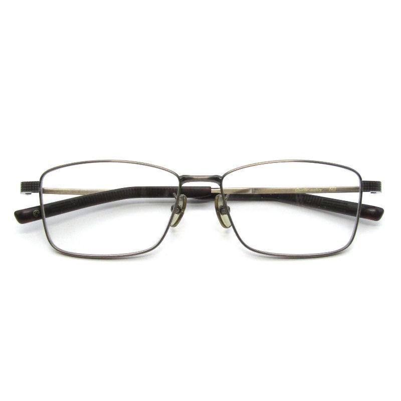 美品 999.9 フォーナインズ メガネフレーム S-690T 日本製 スクエア