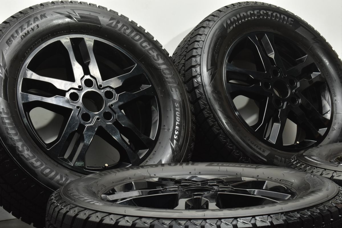 バリ溝 ベンツ W 463 Gクラス 18 in 7 5 J 43 PCD 130 ブリザックDM V 3 265 60 R カスタム ゲレンデヴァーゲン