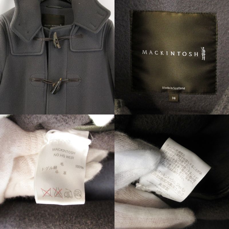 Suzu マッキントッシュ　メルトンウールダッフルコート(HG WEIR) Suzu 様専用マッキントッシュ メルトンウールダッフルコート(HG WEIR