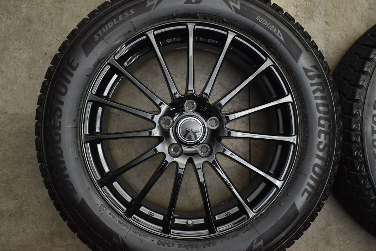  バリ溝 エコフォルム 18 in 7 J 53 PCD 114 3 ブリヂストン ブリザック DM V 225 60 R レガシィアウトバック 交換用 スタッドレス 18インチ タイヤ ホイールセット