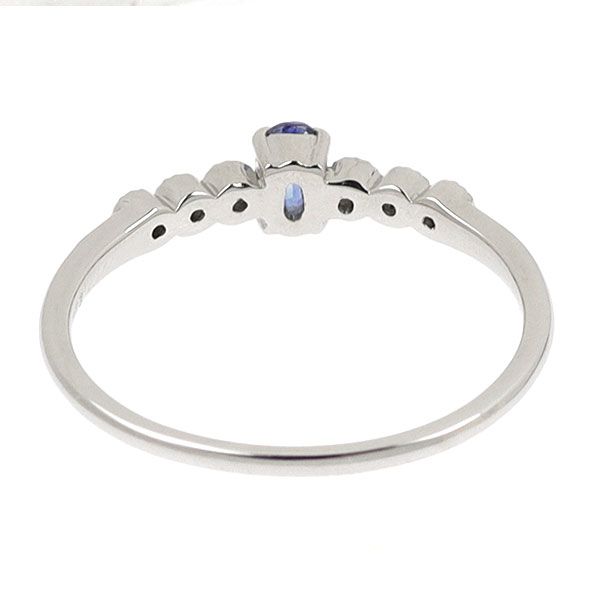 新品 Pt950 アメリカ サンベニト産ベニトアイト ダイヤモンド リング