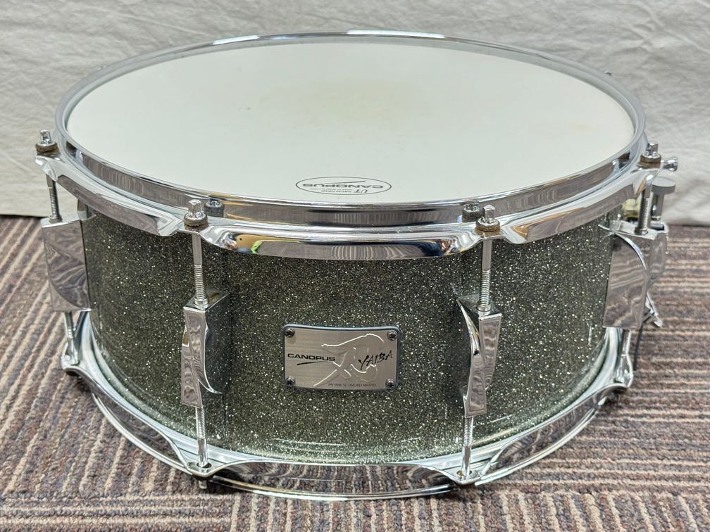 CANOPUS YAIBA 2 6.5 x 14 Snare Drum Gray Sparkle LQ