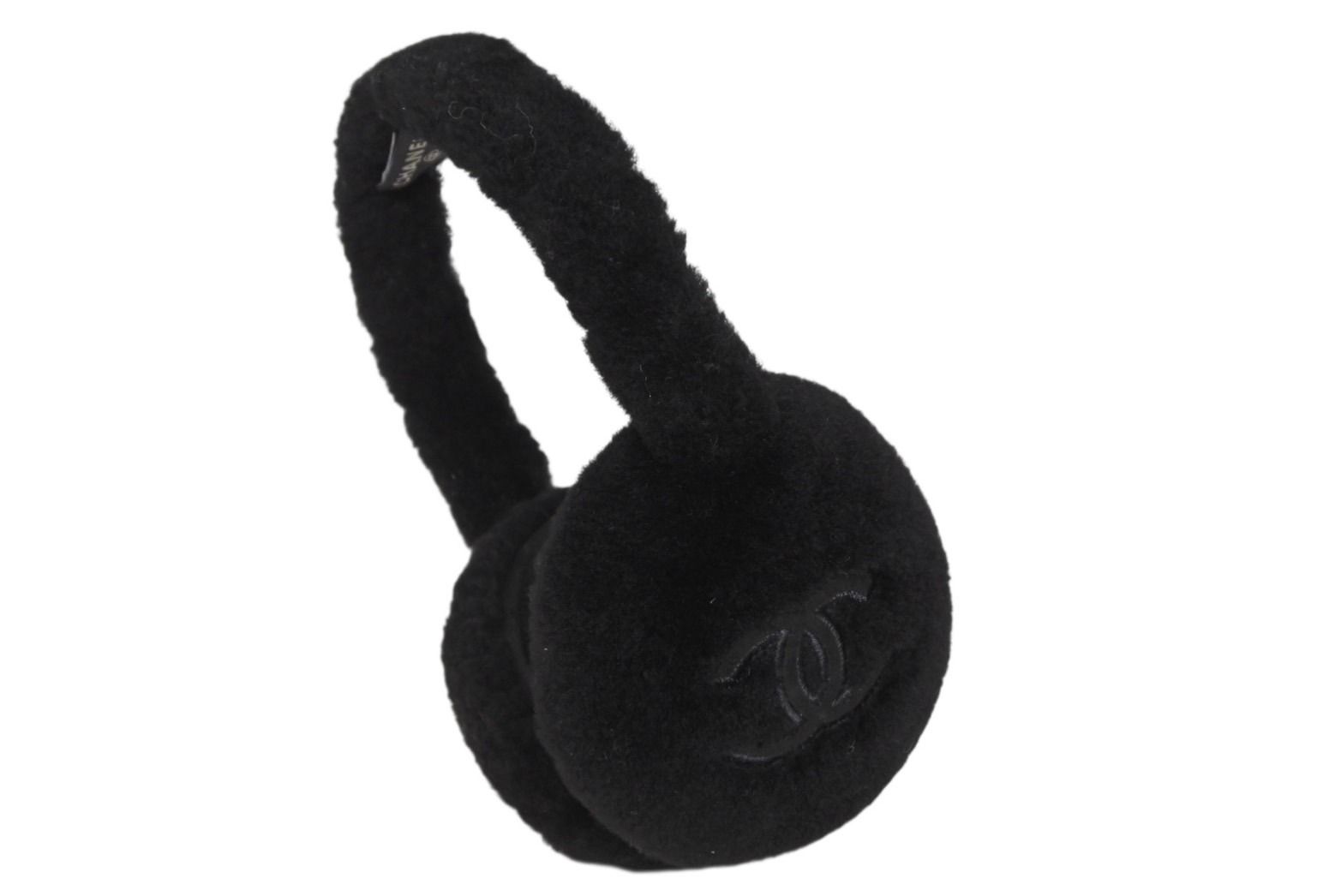 新品同様 CHANEL シャネル イヤーマフ イヤーマフラー ココマーク CC