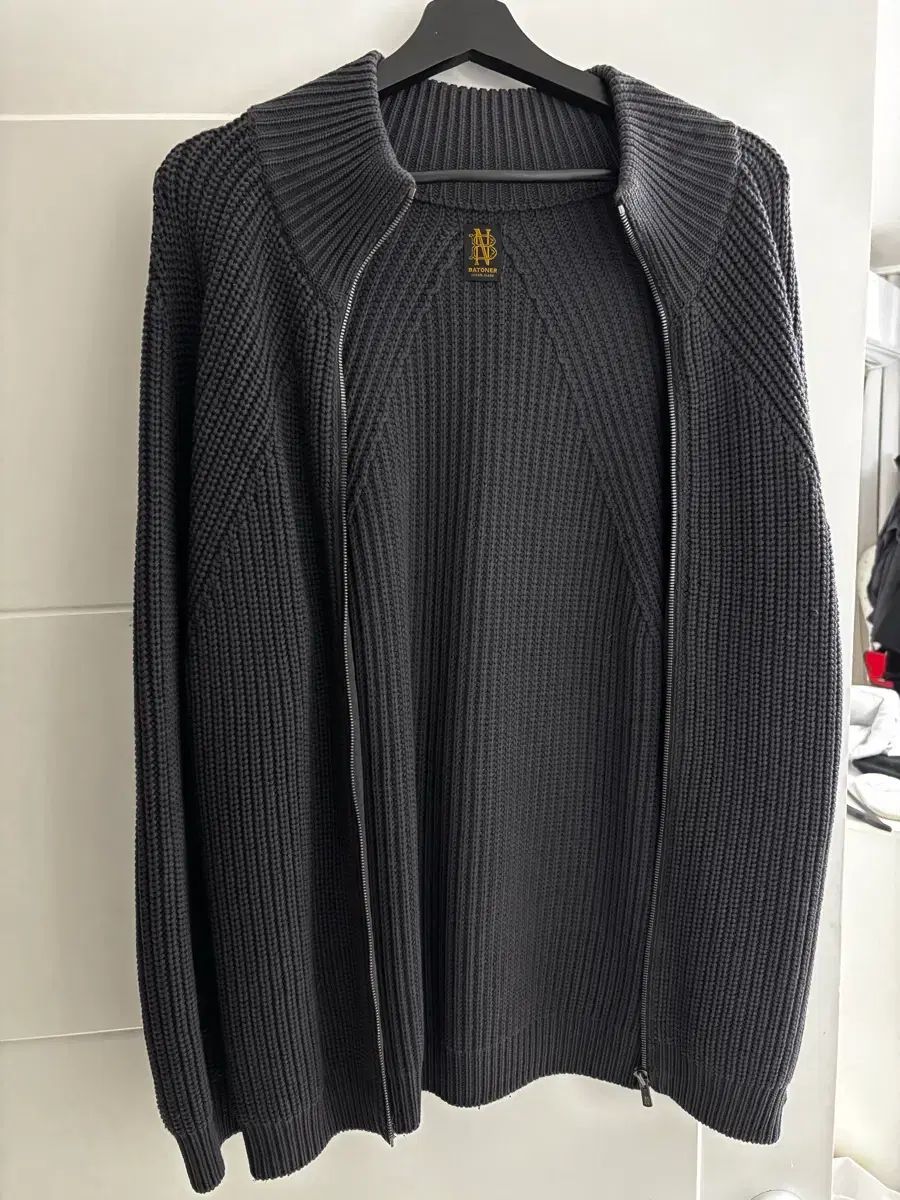 バトナー OVERDRIVE ニット ジップアップ