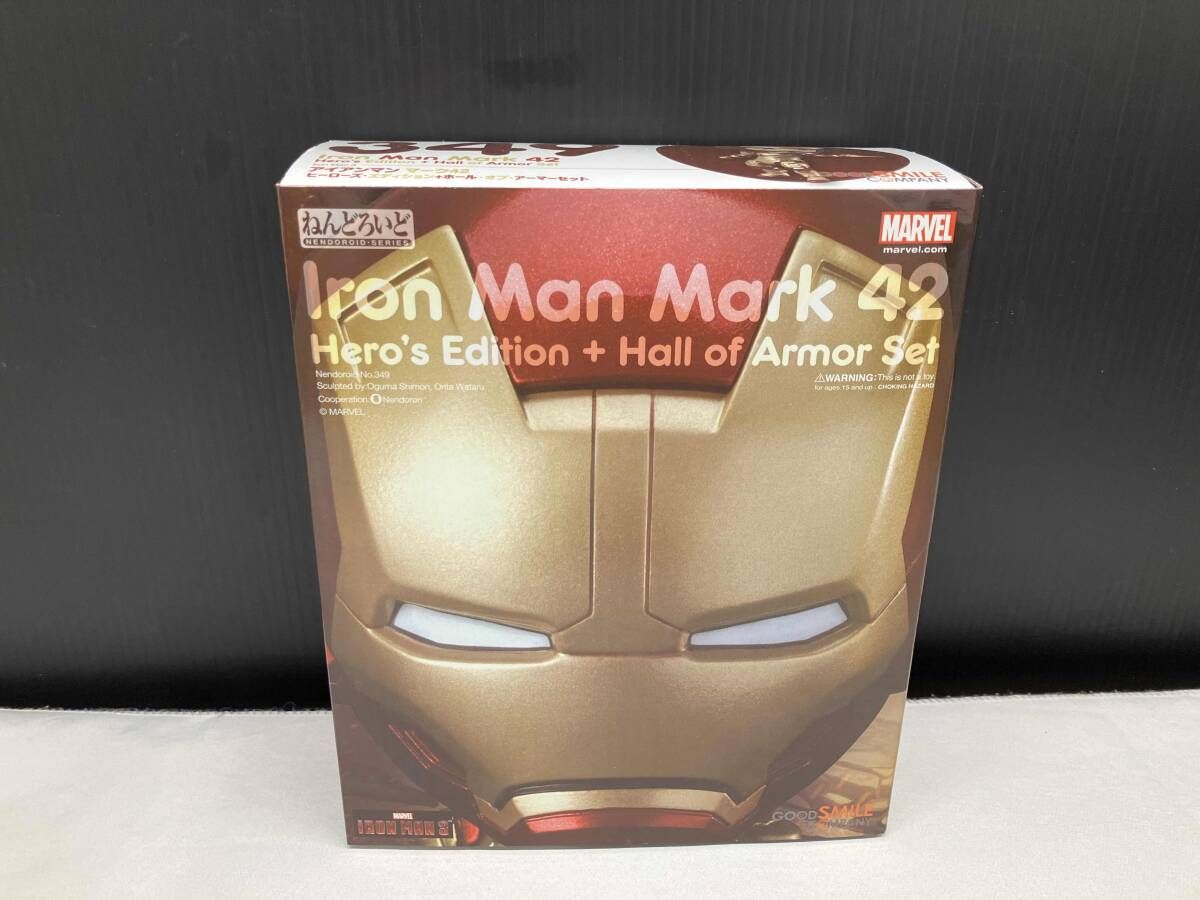 美品 未開封品 ねんどろいど 349 アイアンマン3 マｰク42 ヒｰロｰズ