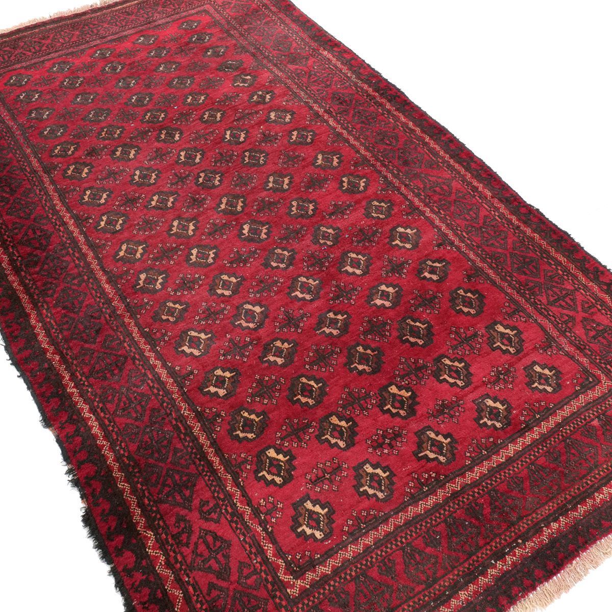 トルバトヘイダリエ 1950年代 セミアンティーク エルサリギュル ウール 手織り アンティークペルシャ絨毯 ヴィンテー carpet