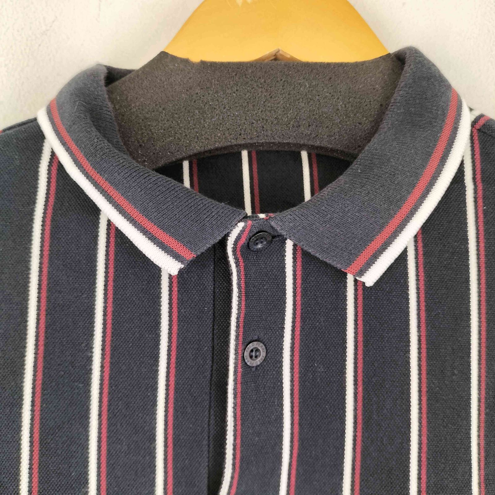 フレッドペリー FRED PERRY 月桂樹 ロゴ刺繍 ストライプ S/S