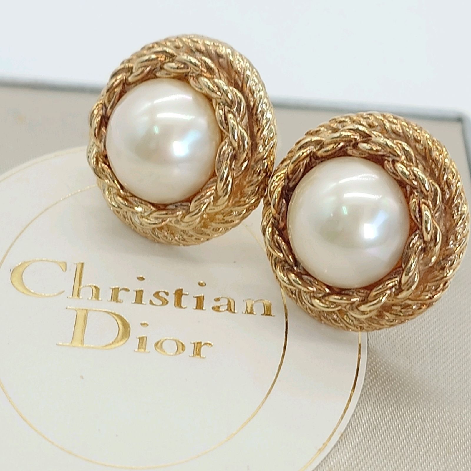 Christian Dior クリスチャンディオール ヴィンテージ イヤリング