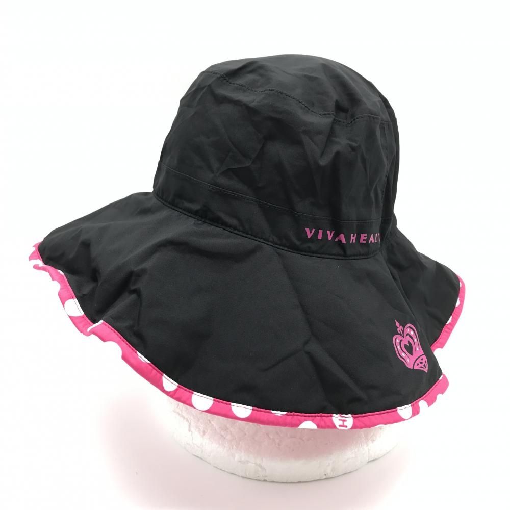 美品】ビバハート レインウェア(2WAYレインワンピース×ハット) ピンク
