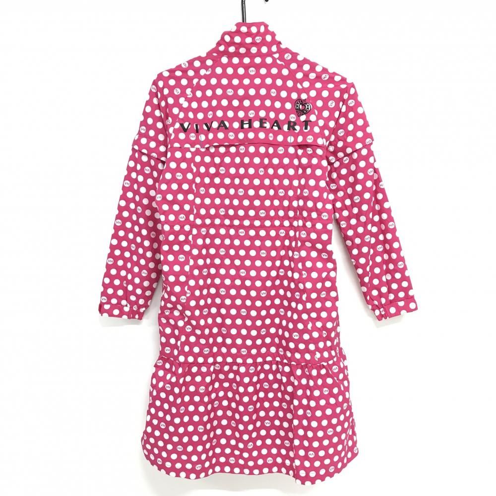 美品】ビバハート レインウェア(2WAYレインワンピース×ハット) ピンク