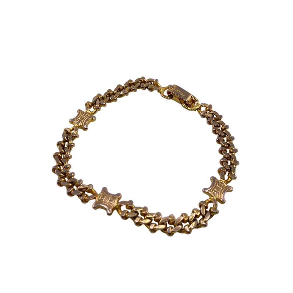 LOUIS VUITTON ルイヴィトン ヴィンテージ セリーヌ ブレスレット ゴールド レディース