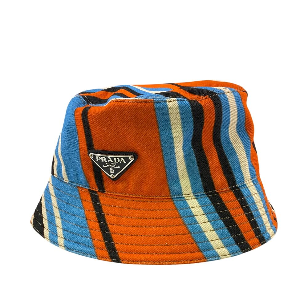 PRADA プラダ プリントドリル その他帽子 マルチ メンズ