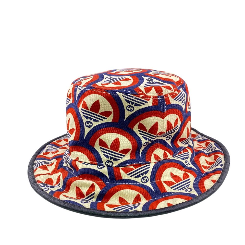 GUCCI グッチ 696476 GGキャンバストレフォイルバケットハット ハット