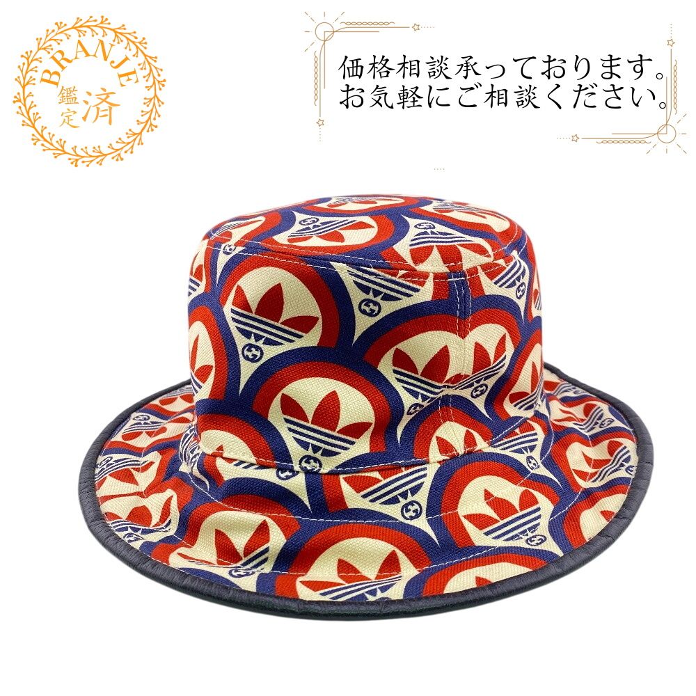 GUCCI グッチ 696476 GGキャンバストレフォイルバケットハット ハット