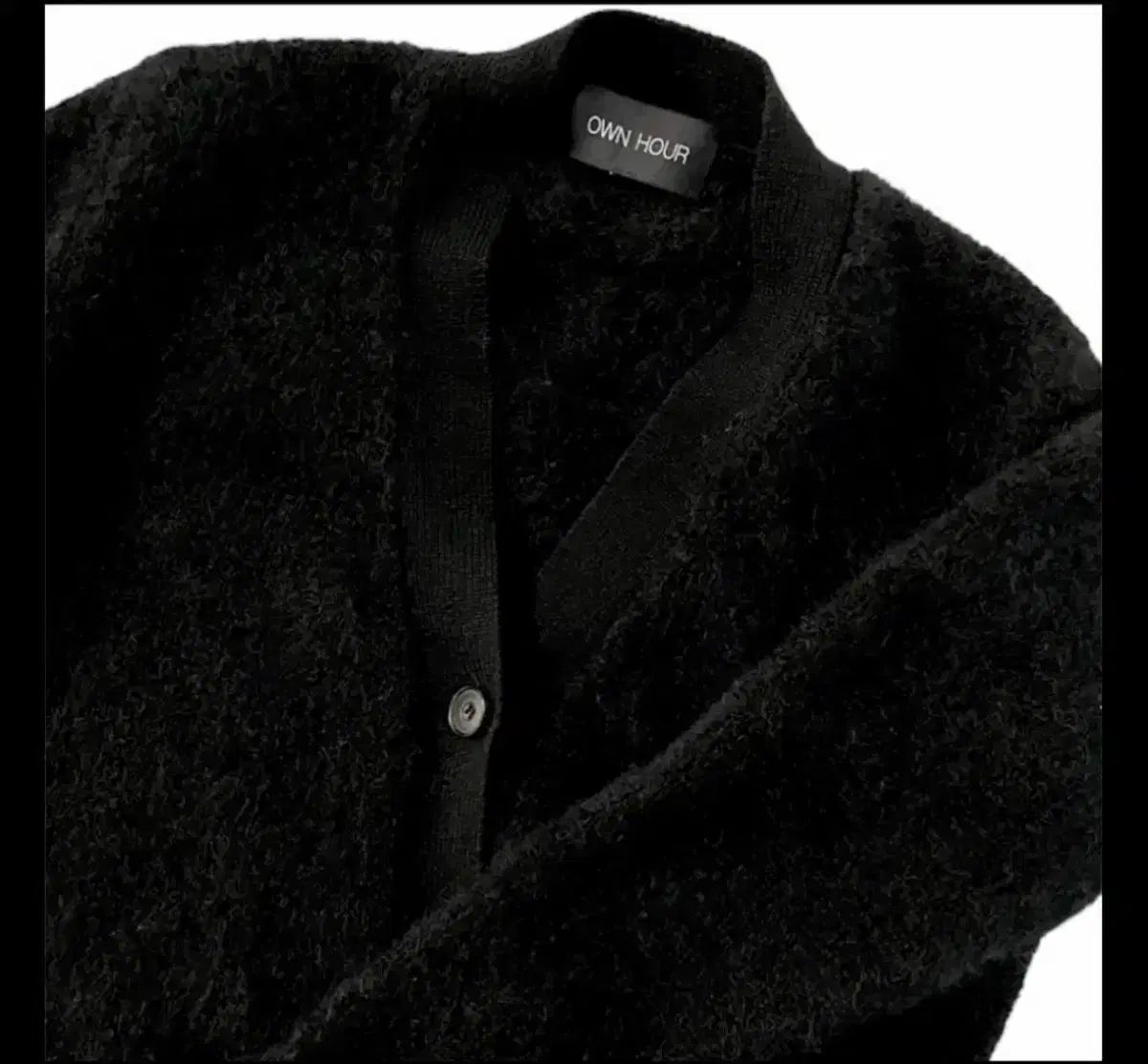 OWN HOUR ブラックカーディガン