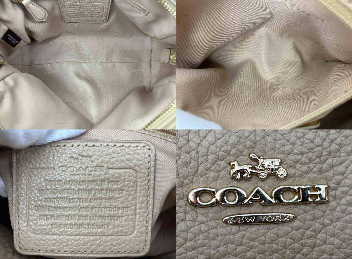 COACH】33735/2wayショルダーバッグ/ベージュ/コーチ/レディース/